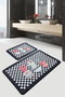 Mijölnir Black Happy House Juego de alfombras de baño Multicolor, 2 piezas